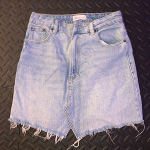 ZARA Jean Skirt